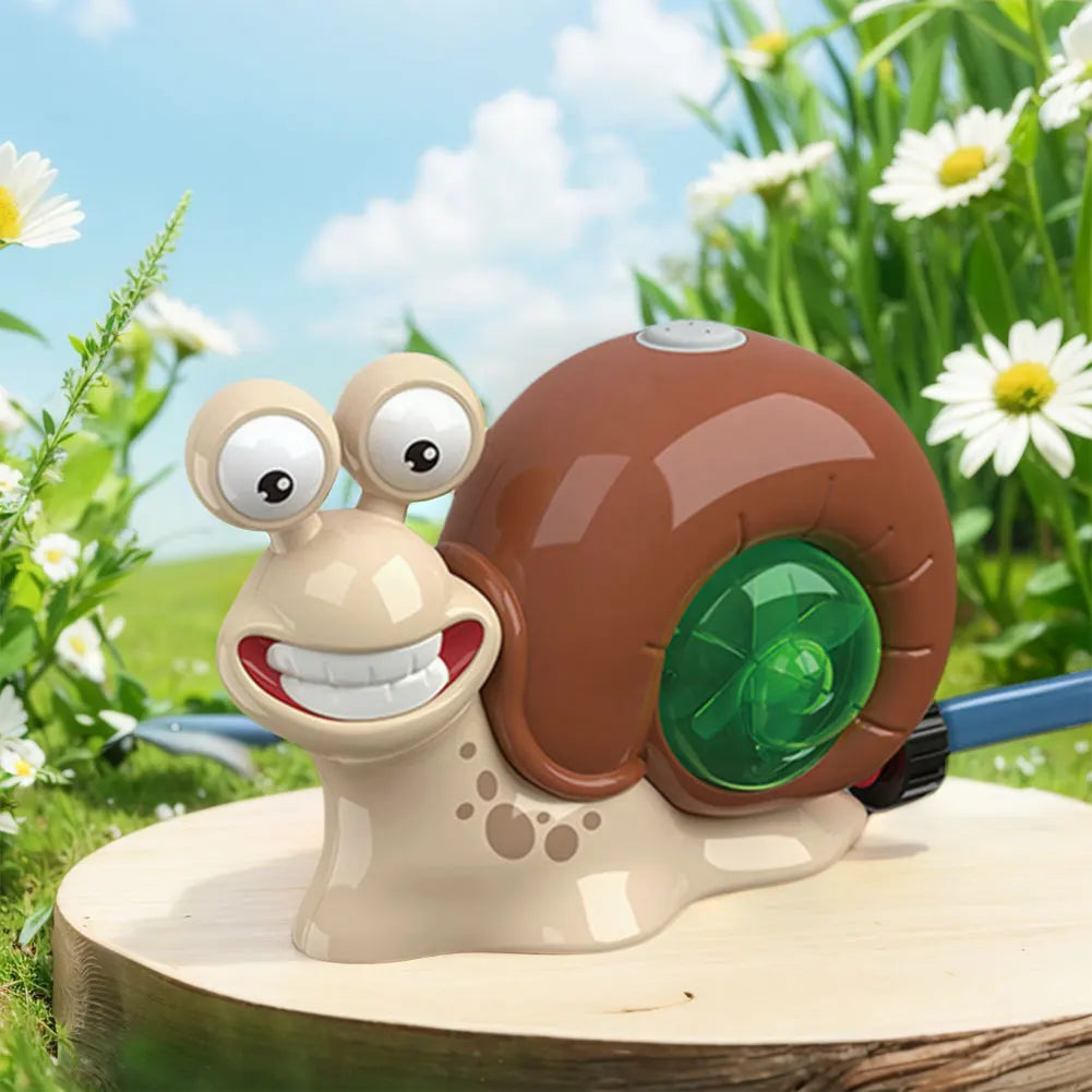 Cartoon Snail Water Sprinkler Baseball Toy Water Sprinkler Summer Garden Lawns Water Toys for Kids Outdoor Play