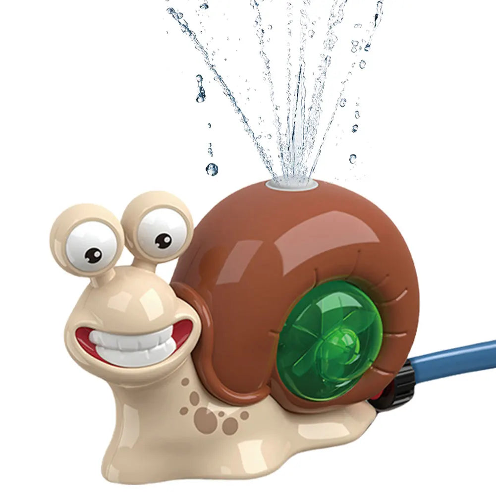 Cartoon Snail Water Sprinkler Baseball Toy Water Sprinkler Summer Garden Lawns Water Toys for Kids Outdoor Play