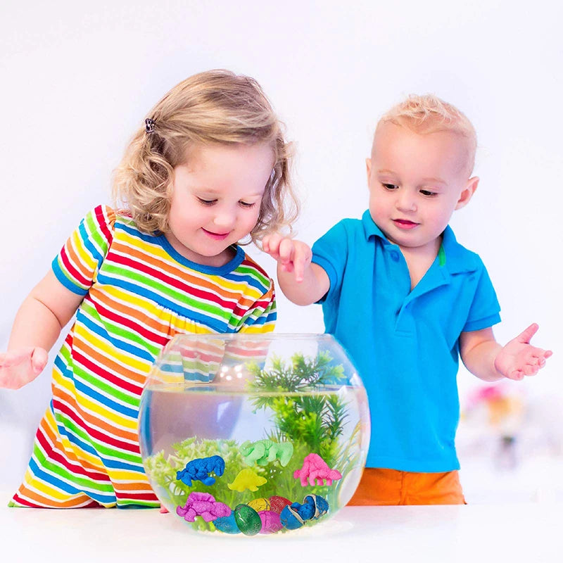 10/20/60Pcs Mini Hatching Dinosaur Egg Toy Colorful Cracked Eggs Children Funny Toys Festival Party Favors Gifts for Kids TMZ