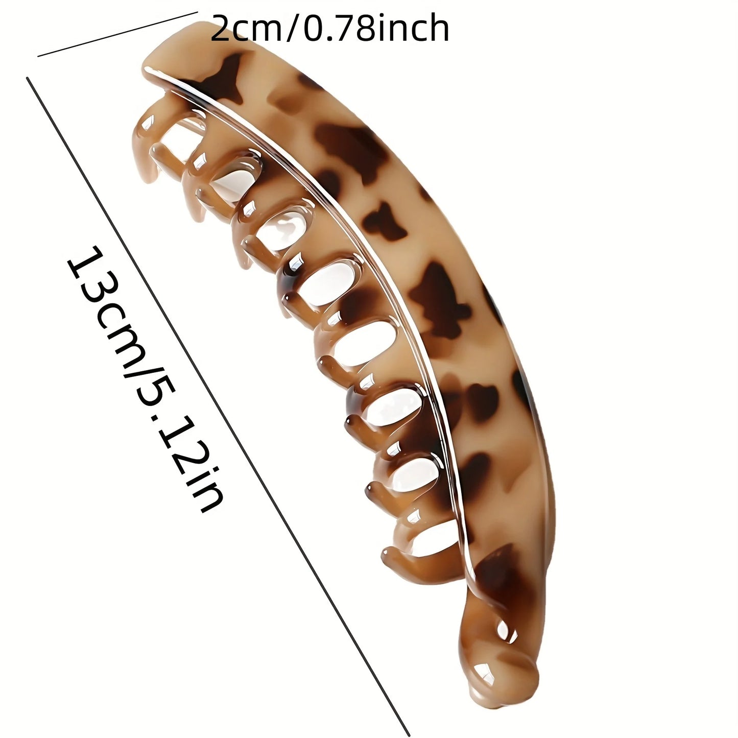 1/2PC Matte Banana Hair Clip Fish Shaped Ponytail Headband for Women Hair Accessories Hairgripstwist Clamp Barrettes Headwear